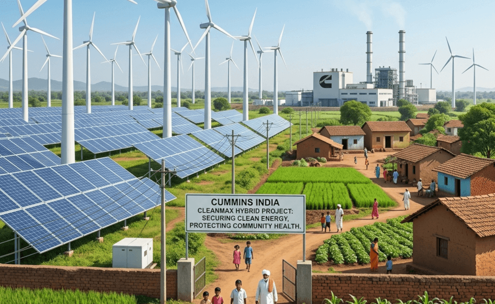 Cummins India Hybrid Tech Powers Clean Growth for Rural Maharashtra
